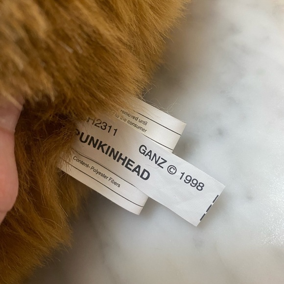 2/$30 | Rare Vintage Ganz Punkinhead teddy bear - Picture 3 of 3